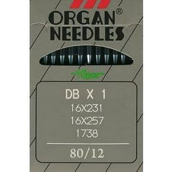 Teamwork Organ DB X 1 Industrial Needles 16X257 Size 80/12 (10pk)