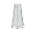 thumbnail image 6 of Possini Euro Design Modern Table Lamps 28.5" Tall Set of 2 Light Sky Blue Fluted Glass White Drum Shade for Living Room Bedroom Office Family, 6 of 8