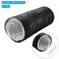 thumbnail image 2 of Uxcell 5Inch 16.4Ft Flexible Aluminum Ducting, Dryer Vent Hose Air Ducting Black, 2 of 6