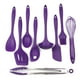 thumbnail image 1 of Chef Craft Premium Juego de utensilios y utensilios de cocina de silicona, 9 piezas, color morado, 1 of 5