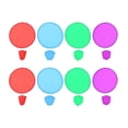 thumbnail image 1 of 15Pcs Flying Discs Assorted Color Round for Creative Launching Outdoor Toys, 1 of 1