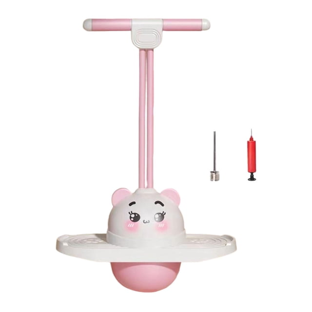 Siruishop Pogo Jump Ball Boys Girls Jump Board for Body Training Assistant Sports Gift Pink