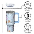 thumbnail image 3 of 30 oz Halloween Pumpkin Skeleton Tumbler Insulated Stainless Tumbler, Spooky Ghost Coffee Cup Water Bottle, Holiday Gift Idea, 3 of 5