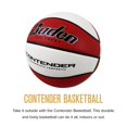 thumbnail image 2 of Baden Contender Baloncesto Compuesto Intermedio (28,5 Pulgadas) Rojo/Blanco 28,5 Pulgadas, 2 of 5