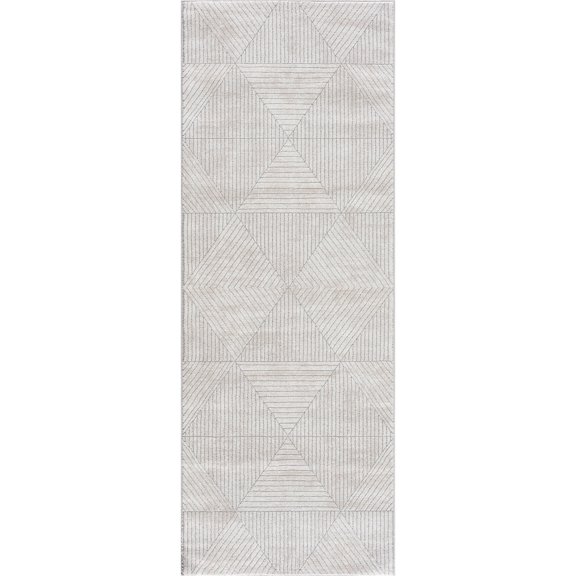 United Weavers Reserve Montana White Runner Rug 2'7" x 7'2"