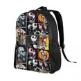 thumbnail image 2 of Custom Halloween Jack Skellington Collage Travel Backpack Men Women School Computer Bookbag College Student Daypack Bags, 2 of 5