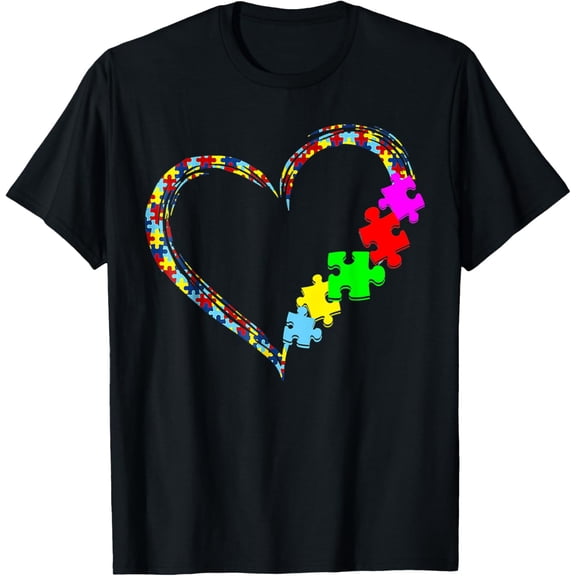 Kids Autism Awareness T-Shirt for Boys & Girls, 100% Cotton Soft Crew Neck Tee