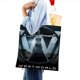 thumbnail image 4 of Westworld Bolso de tela con estampado de lienzo para mujer, bolsa de compras reutilizable y estética, con cremallera interior, regalo para mujer, 35 × 40 cm., 4 of 6