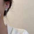 thumbnail image 5 of Whimsical Heart Fringe Earrings, with Heart Ornaments, Stainless Steel, Stainless Steel Chain for Jewelry Making, Jewelry Charms for Making Jewelry, Silver Charms for Making, 5 of 8