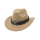 thumbnail image 5 of Sombrero de vaquero para adultos Yuyangstore Color camello, 5 of 8