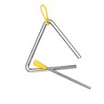 thumbnail image 4 of Musical Steel Triangle Percussion Instrument with Striker and Mallet Holder Gift for Kids to Learn and Enjoy Fun, 4 of 7
