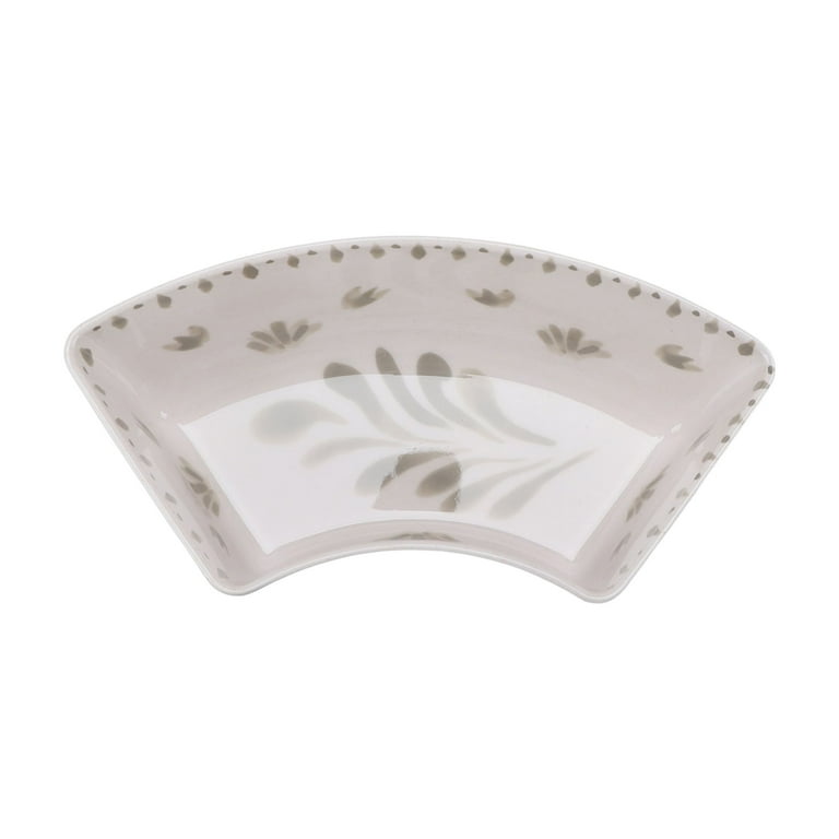 Better Homes & Gardens Bamboo Melamine Chip and Dip Tray Grey