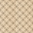 thumbnail image 1 of Ahgly Company Tapis d'Intérieur Lavables en Machine, Carrés de Transition, Peru Brun, 8' Carré, 1 of 7