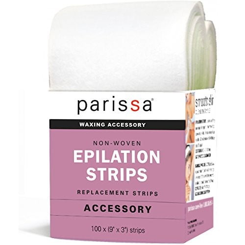 Parissa Large Epilation Strips, 100 Ct