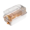 thumbnail image 3 of Almencla Large Hamster Cage Container Small Animal Cage for Gerbils Mice Sugar Glider orange, 3 of 8
