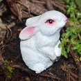 thumbnail image 5 of Travelwnat 4Packs Rabbit Garden Statue Outdoor Décor, Resin Figurine Decoration for Lawn, Yard, Patio, Porch, and More, 5 of 7