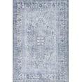 thumbnail image 2 of Well Woven Overdyed Helode Machine Washable Grey Vintage Oriental Medallion Area Rug 5x7 (5' x 7'), 2 of 8