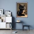 thumbnail image 7 of Diamond Art Kits for Adults - 5d Cute Black Kitten Holding Paper Pencil Diamond Painting for Adults, Diamond Art for Adults Beginners, Diamond Painting Kits for Adults for Home Wall Decor, 7 of 7