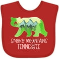 thumbnail image 3 of Inktastic Smoky Mountains, Tennessee Mountains and Bear Shape Boys or Girls Baby Bib, 3 of 4
