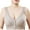 Gray, variant on Women's Wirefree Sports Bra - Wide Straps Front Buckle Bralette with 360° Cool Breathable Air-Feeling Fabric for Gym & Everyday Wear, Elastic Push Up Camisoles