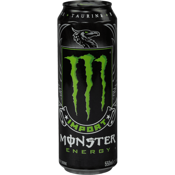 Monster Energy, Import, 18.6 Fl Oz, 12 Count - Walmart.com ...