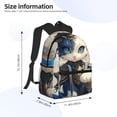 thumbnail image 2 of Disketp Exotic Blue Cat Mochila Ligera Clásica con Múltiples Bolsillos, Mochila Casual para Hombre y Mujer, Ideal para Escuela, Trabajo y Viajes, 2 of 6