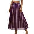 thumbnail image 3 of Jinhomg Womens Flowy Maxi Skirt Trendy Casual A-Line High Waisted Chiffon Skirts Elegant Long Skirt, 3 of 8