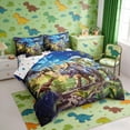 thumbnail image 2 of Erosebridal Triceratops Dinosaur Twin Bedding Sets for Kids Boys, Ankylosaur T-Rex Bedding Comforter Set, 2 of 6