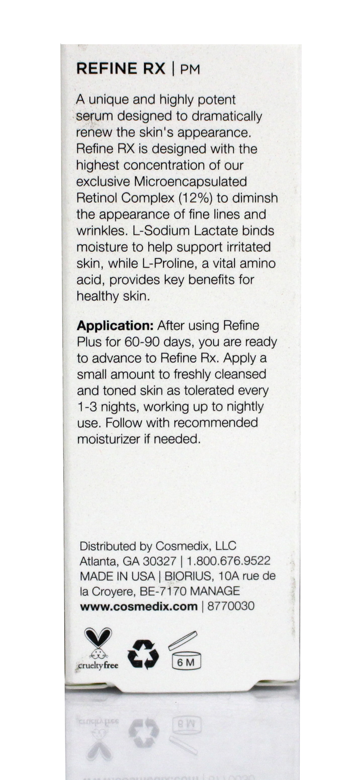 Buy Cosmedix Elite Refine RX Retinol Resurfacing Serum 0.5 Ounce Online ...