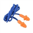 thumbnail image 4 of 80 Piezas De Tapones De Oídos Suaves De Silicona De Seguridad - Protectores Auditivos, Manguitos Con Cable - Reducción De Ruido Para El Trabajo En Casa Para Dormir Azul Naranja, 4 of 8