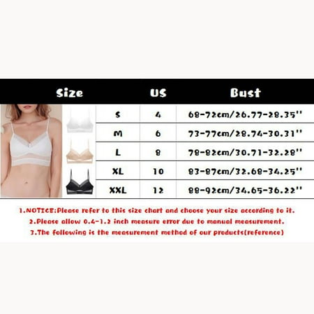 

nsendm Women Fashion Bikini Bra Lace U-Back Comfort Bra Underwear Feminine Halter Thin Cups Vintage Lingerie for Women 1940 Underwear White Medium