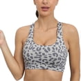 thumbnail image 1 of Women's Leopards Print Sports Bra/Leggings Breathable Good Elasticity Clothes for Riding, 1 of 1