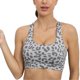 thumbnail image 1 of Women's Leopards Print Sports Bra/Leggings Breathable Good Elasticity Clothes for Riding, 1 of 1