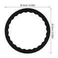 thumbnail image 2 of Shisuyan Silent Chair Foot Cover Black 2Pcs 14.5-16.5In Diameter, 2 of 9