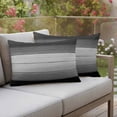 thumbnail image 2 of Outdoor Waterproof Pillow Covers Farm Gradient Wood Grain Decorative Throw Pillow Protectors,Pillowcase Cushion Cases for Patio Sofa Garden Couch,20x12in,Pack of 2, 2 of 14