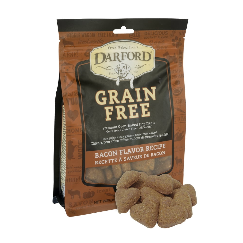 Darford Grain Free Bacon Recipe Dog Treats, 12 oz.