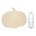 thumbnail image 2 of Wood Pumpkin Cutouts for Crafts 10 x 12-inch, 1/4 Thick, Pack of 6 Small Wood Pumpkins for Painting & Cute Fall Signs, by Woodpeckers, 2 of 7