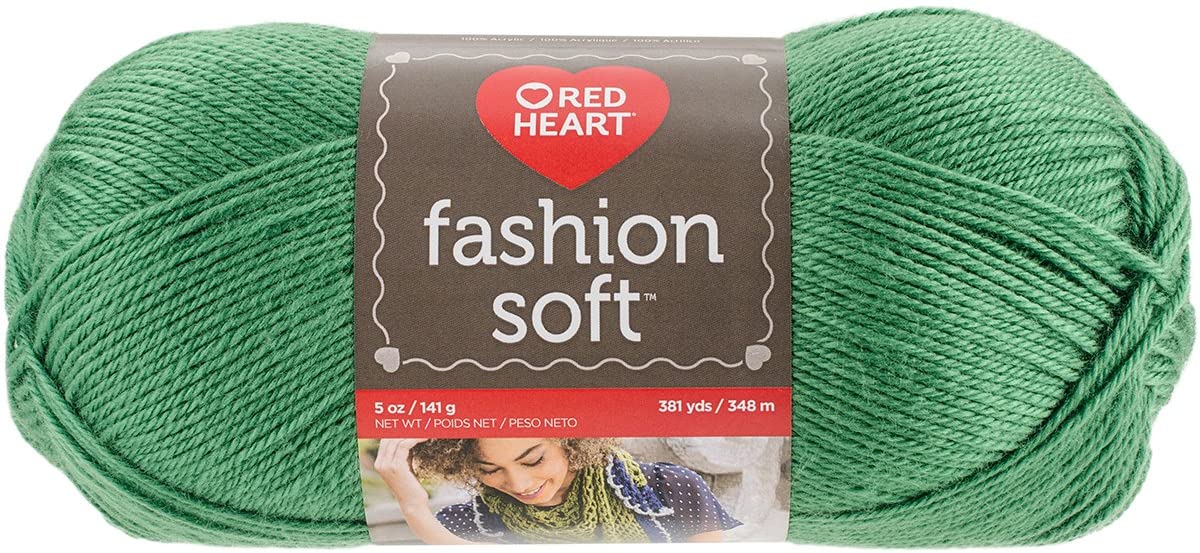 Red Heart Fashion Soft Yarn, Kelly Green