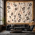 thumbnail image 6 of Watercolor Leopard Spots on Cream Background, Dreamy Boho for Wildlife Art Lovers, Safari Home Decor Accent, Housewarming Gift, Tapestry Wall Hanging for Living Room and Bedroom, 6 of 7