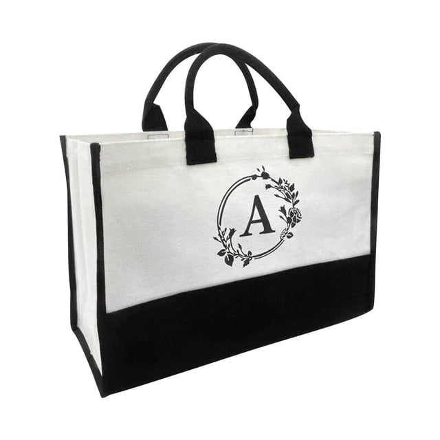 Bolsos para Mujeres Bolso de Moda de Lienzo de Mujer Bolso de Playa de Carta de Lienzo de Algodón Bolso de Compras de Lienzo de Moda Europea Bolso de Compras de Lienzo para Mujeres