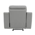 thumbnail image 4 of Titan Furnishings Modern Faux Leather Upholstered Chair in Gray, 4 of 9