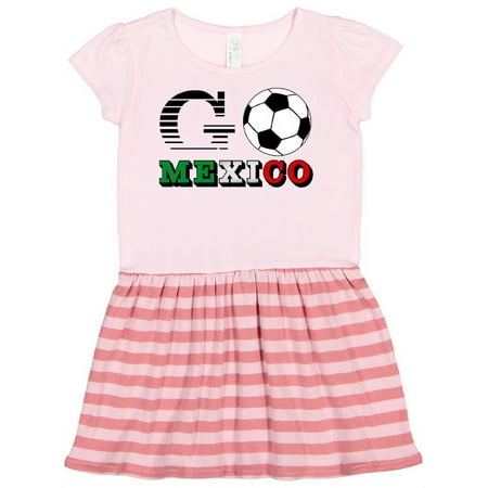 

Inktastic Go Mexico- Soccer Football Gift Toddler Girl Dress