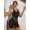 Black, variant on Womens Sexy one Piece Tank Top Sleeveless Backless Bodycon Shorts Jumpsuits Bodysuit Catsuit Ribbed Sports Romper