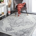 thumbnail image 2 of SAFAVIEH Tulum Apache Abstract Area Rug, 6'7" x 6'7" Square, Ivory/Grey, 2 of 8