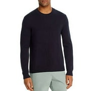 Bloomingdale's TRUE NAVY Cotton-Blend Classic Fit Crewneck Sweater, US Large
