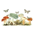 thumbnail image 2 of Lost Gods Retro Mushrooms  Stainless Steel Water Bottle White 17 oz., 2 of 3