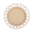thumbnail image 4 of Ratán Tejido Posavasos De Mesa De Ratán Tejido A Mano Posavasos De Taza De Té Posavasos De Taza Trenzada Decoración De Mesa Moyic HA046396-00, 4 of 6