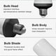 thumbnail image 5 of 2 Pack E27 LED Flame Light Bulbs 4 Modes with Gravity Sensor Flame Light Bulb for Indoor/Outdoor/Bar, 5 of 5