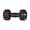 Black, variant on Natural Rubber Dog Dumbbell Toy for Large Breed Dogs, Interactive Food Dispensing Puzzle Toy for Teeth Cleaning, Durable Squeaky Chew Toy for Heavy Chewing Practice - Blue
