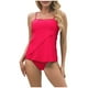 thumbnail image 1 of MKLEKYY Trajes De Baño Completo Mujer Women High Waisted Bikini Sexy Push Up Two Piece Swimsuits Vintage Swimsuit Two Piece Retro Ruched Low Waist Solid Bikini Set, 1 of 6